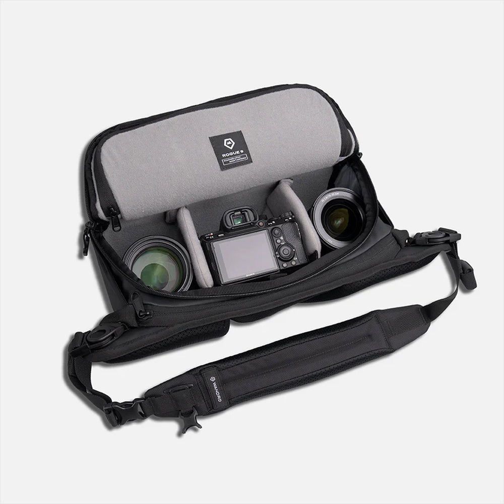 WANDRD ROGUE V2 9L CAMERA SLING BAG BLACK - SLG9-BK-2