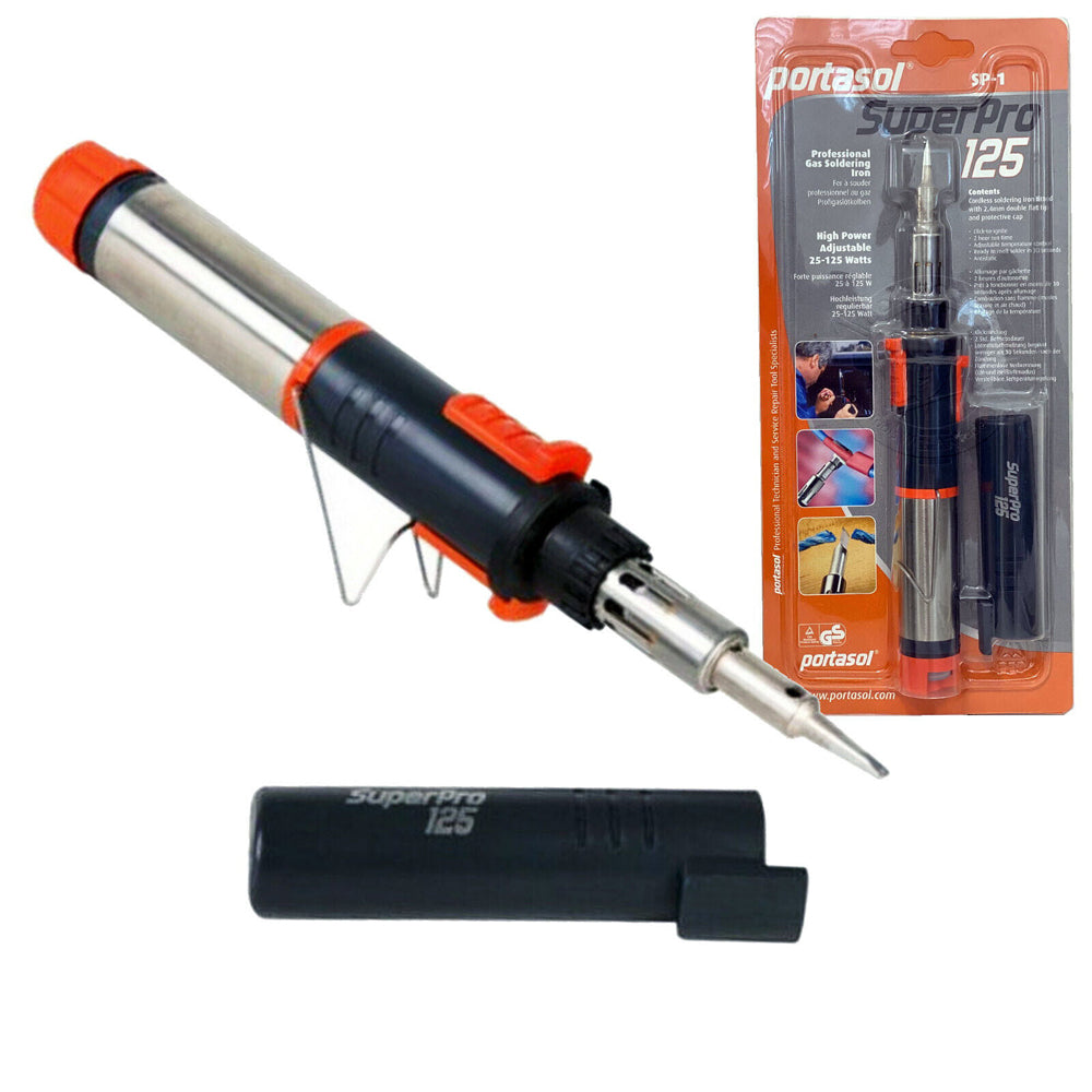 PORTASOL GAS SOLDERING IRON WITH 2.4MM CHISEL TIP - SP-1