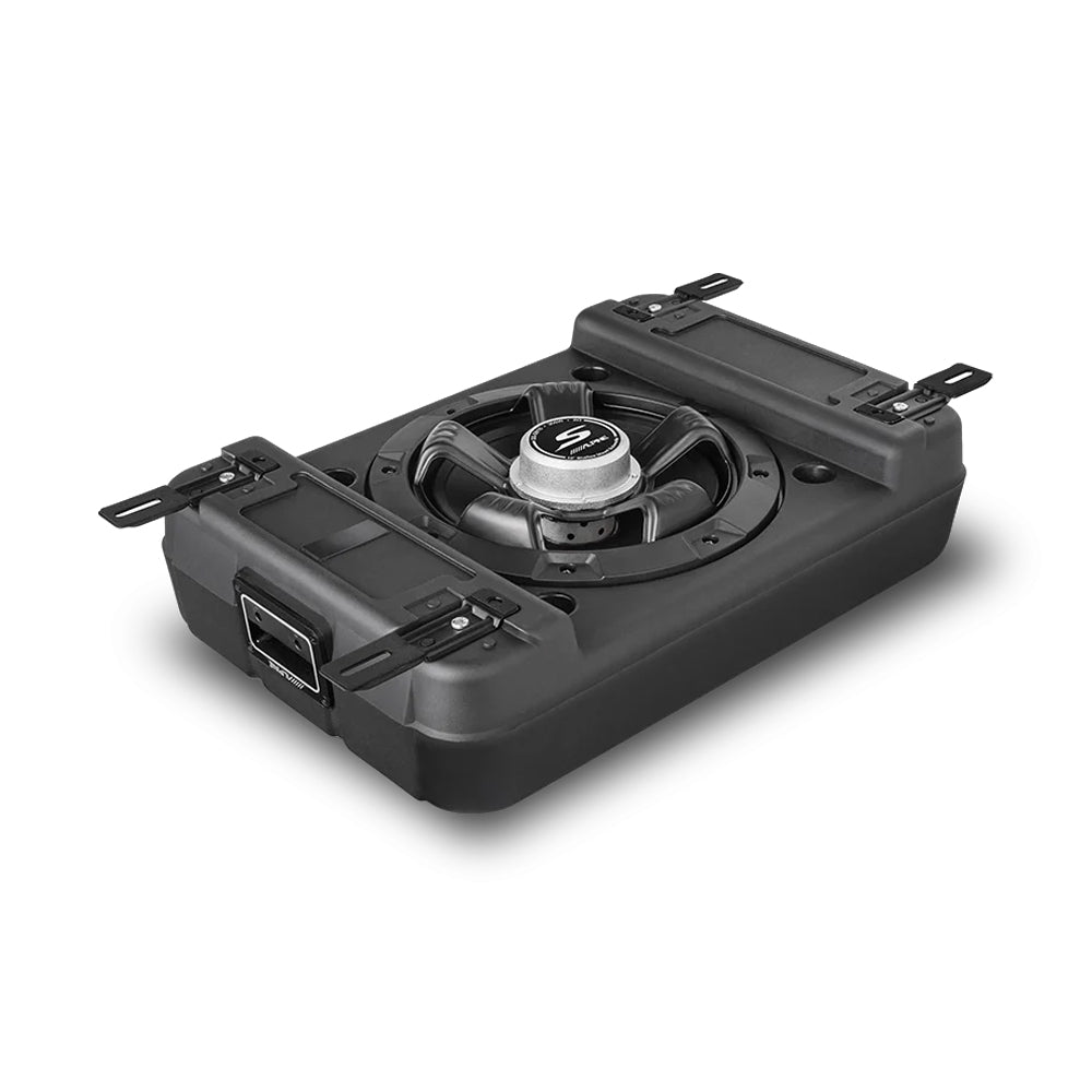 ALPINE (S SERIES) 10" SHALLOW PRELOADED SUB ENCLOSURE 2 OHM 300W RMS - SS-SB10