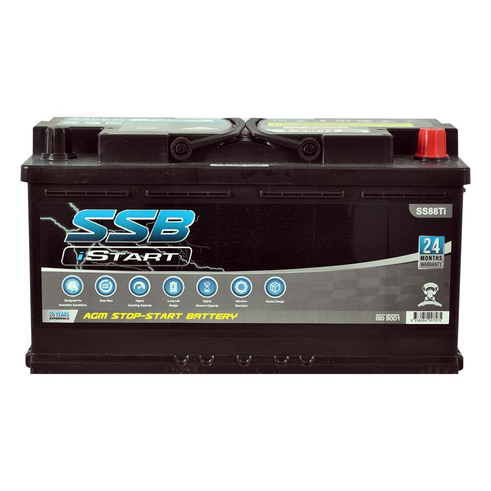 AGM BATTERY STOP START VRLA (AGM) 12V 1100CCA 95AH BY SSB HIGH PERFORMANCE - SS88TI