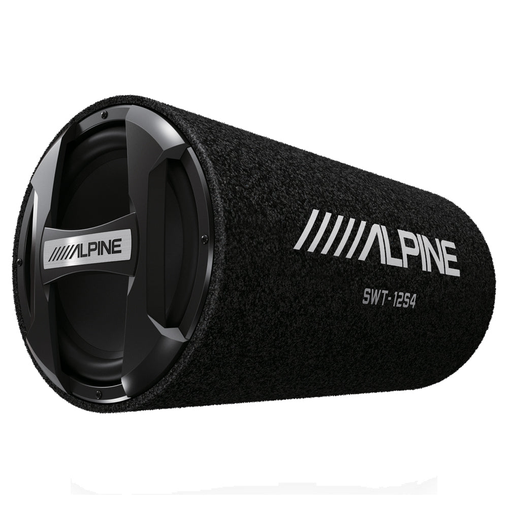 ALPINE (BASS REFLEX) TUBE SUBWOOFER PASSIVE SINGLE 4OHM 300W RMS - SWT-12S4