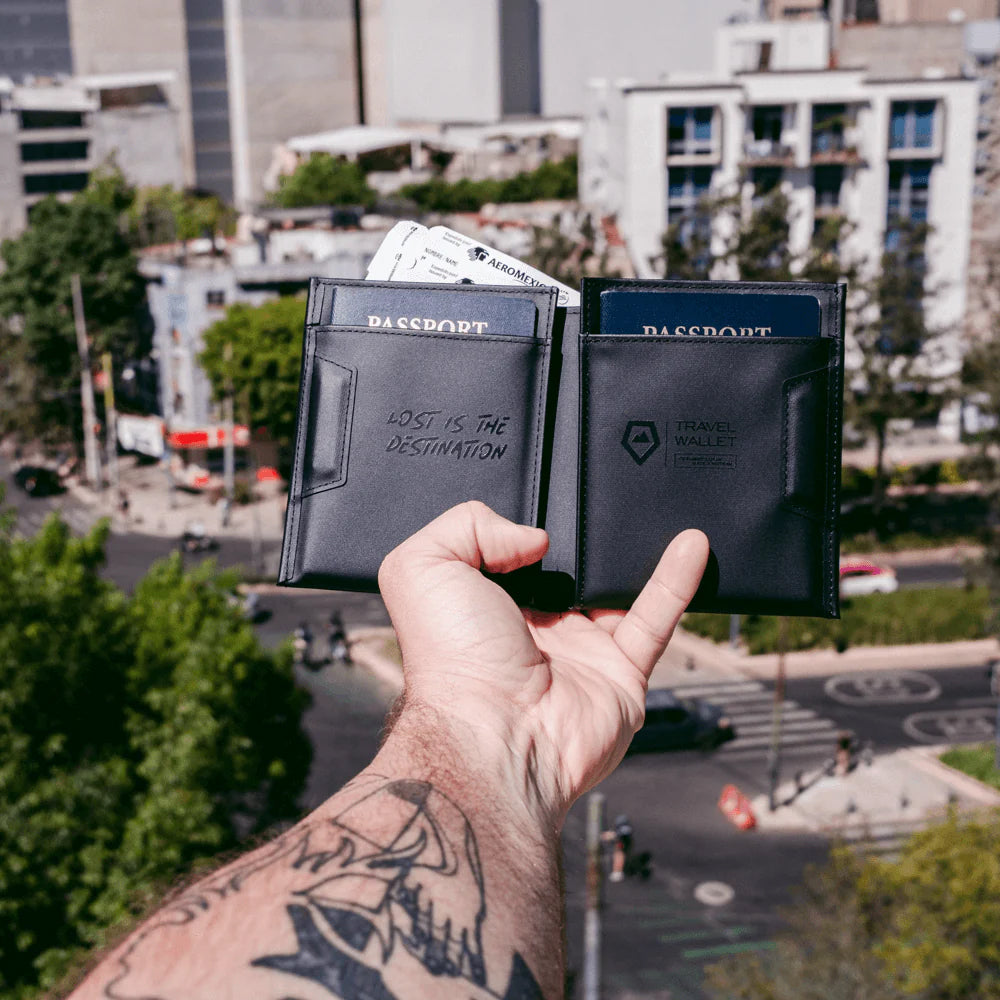 WANDRD TRANSIT TRAVEL WALLET BLACK - TW-BK-1