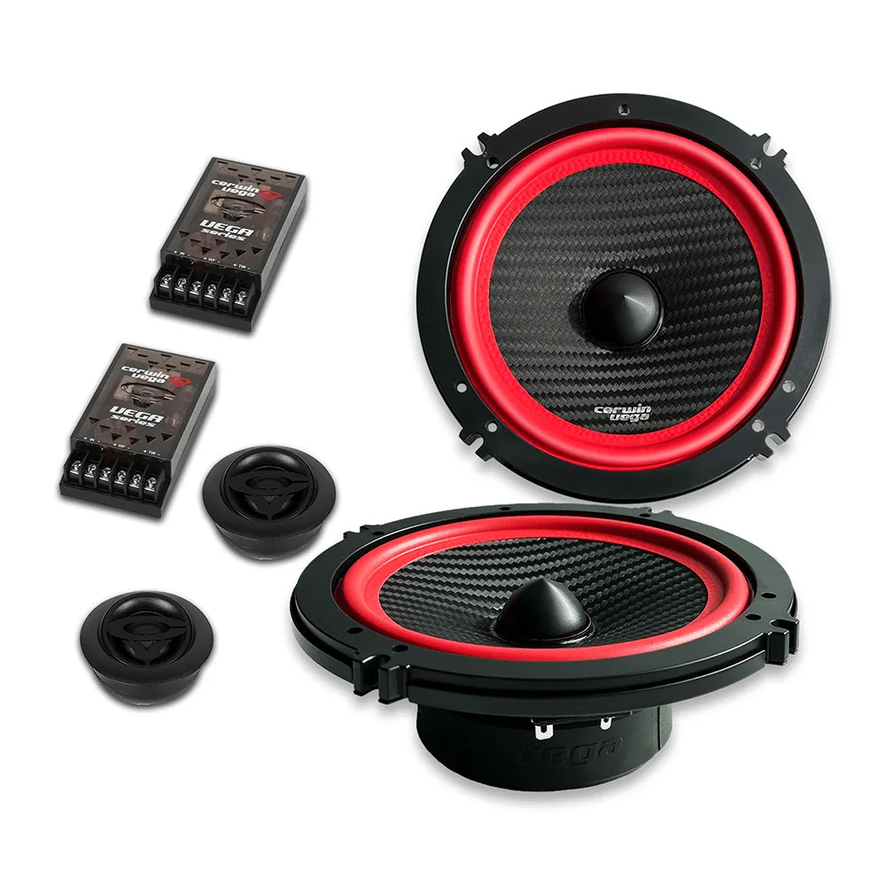 CERWIN VEGA VEGA SERIES 6.5" 2-WAY COMPONENT SPEAKERS 140W RMS - V65C