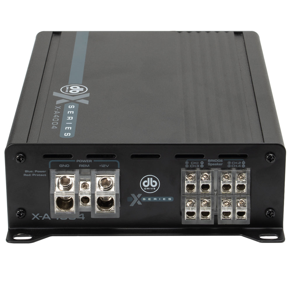 DB DRIVE AMP X-SERIES 4CH CLASS D RMS 75W X 4 @ 4OHM / 150W X 4 @ 2 OHM - X-A4004