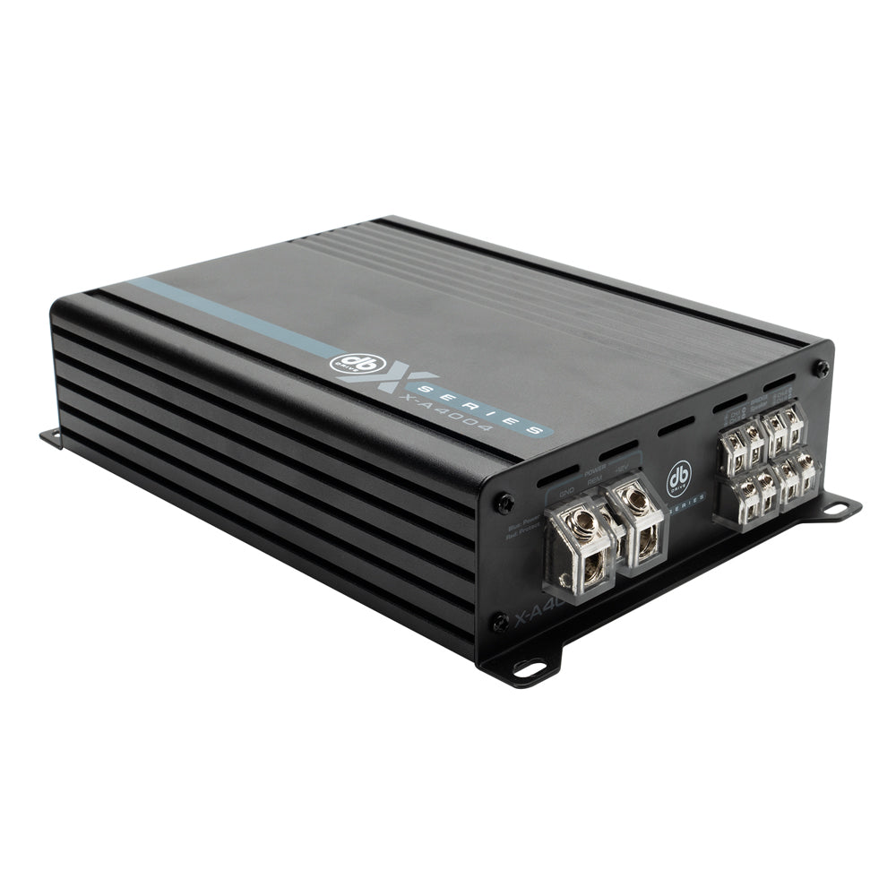 DB DRIVE AMP X-SERIES 4CH CLASS D RMS 75W X 4 @ 4OHM / 150W X 4 @ 2 OHM - X-A4004