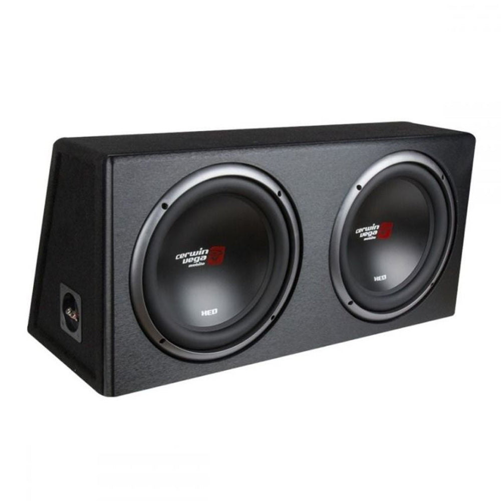CERWIN VEGA DUAL 10" XED SERIES SUBWOOFER ENCLOSURE 450W RMS / 1600W MAX (2OHM LOAD) - XE10DV