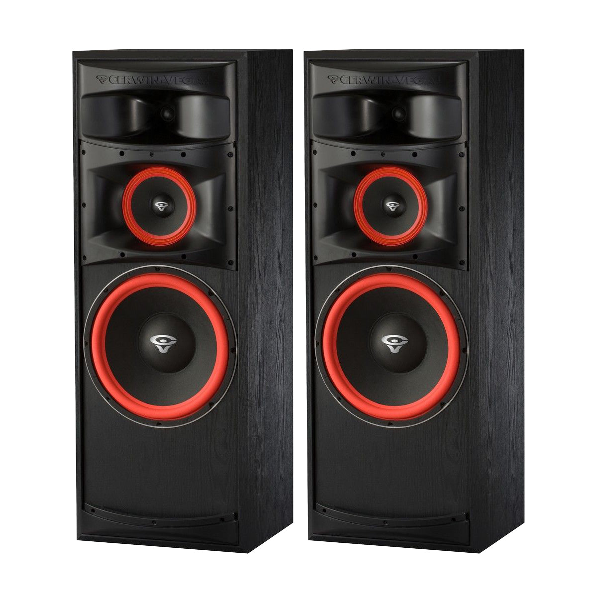 CERWIN VEGA XLS SERIES HOME AUDIO 12" 3-WAY FULL RANGE FLOOR SPEAKERS 300W MAX PAIR - XLS-12