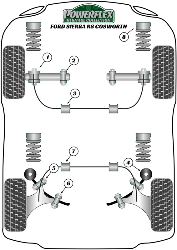 Ford Rear Trailing Arm Inner Bush