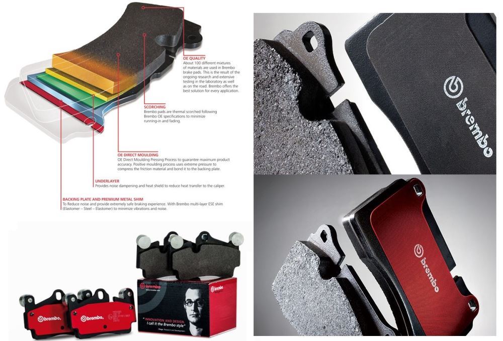 Holden Commodore VT VX VY VZ Brembo REAR Ceramic Brake Pads DB1332 P59056N