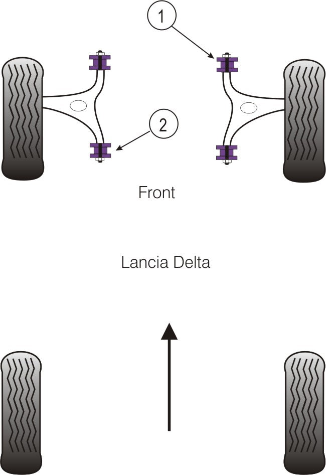 Front Anti Roll Bar To Chassis Bush 22mm