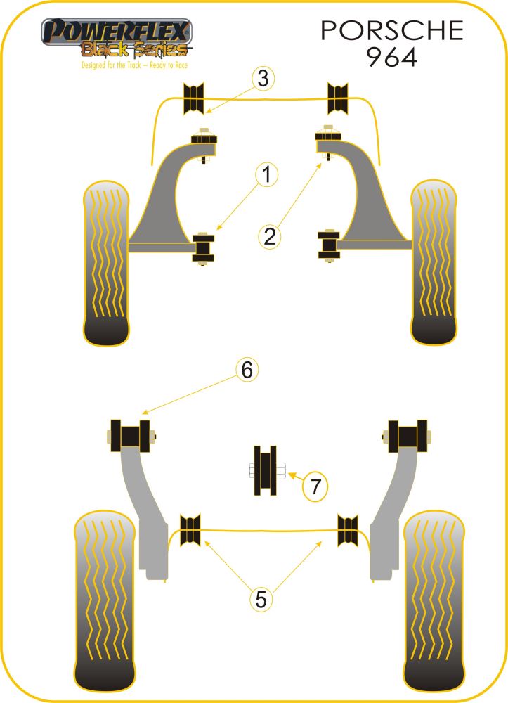 Porsche Rear Anti Roll Bar Bush 19mm