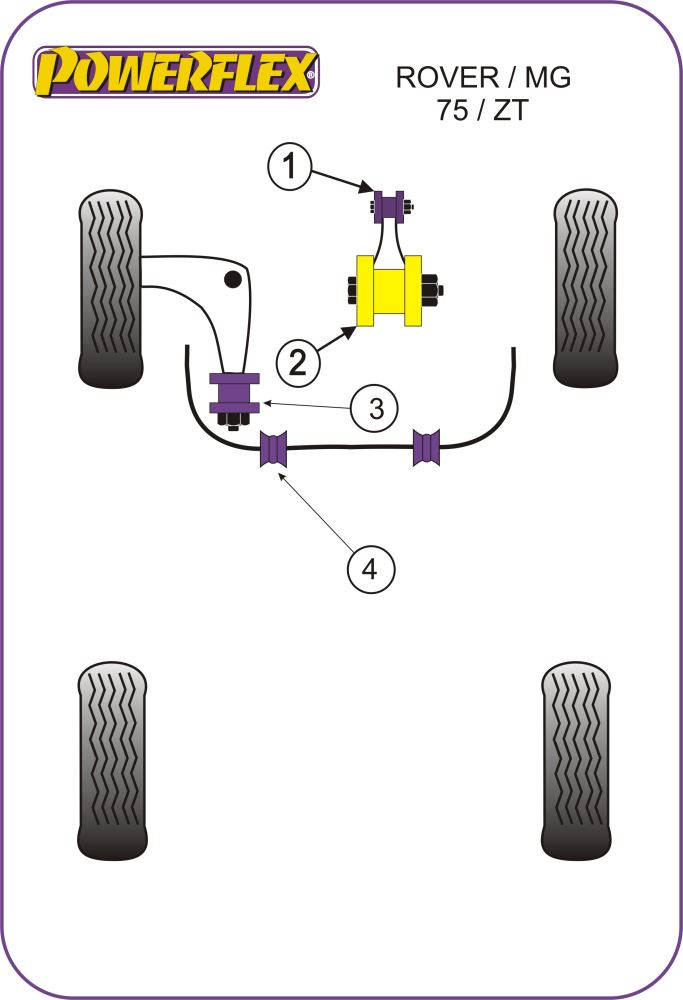 Lower Engine Mount Large Bush Diesel