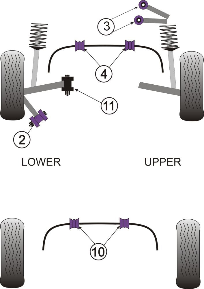 Front Upper Control Arm Bush - Camber Adj