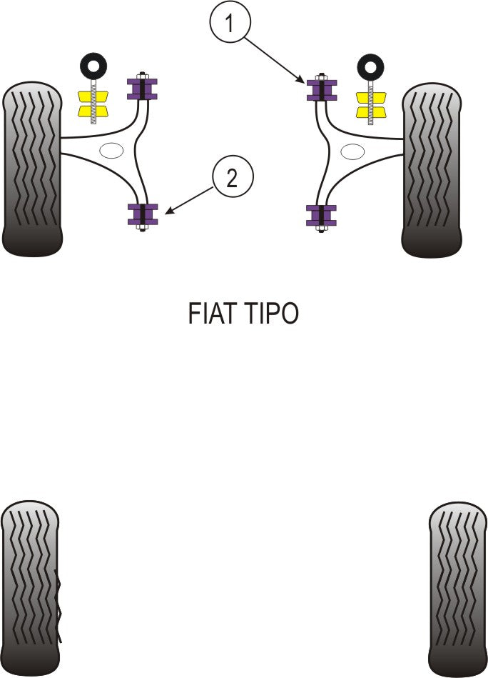 Front Lower Wishbone Front Bush