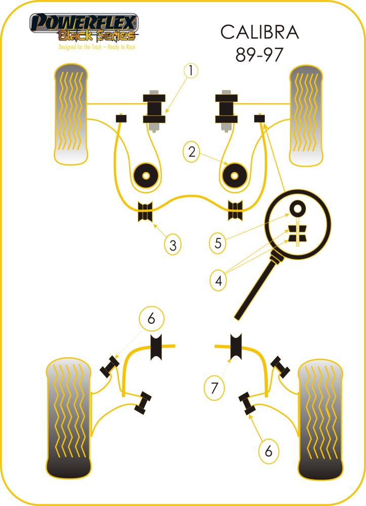 Vauxhall / Opel Rear Anti Roll Bar Mount (inner) 18mm