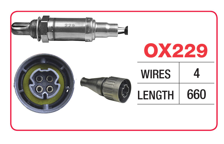 BMW 8 Oxygen/Lambda Sensor - OX229