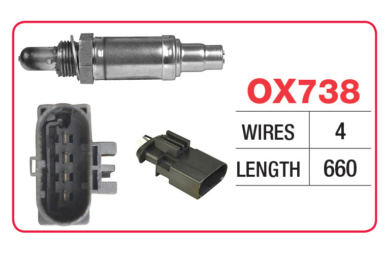 MG MG ZT Oxygen/Lambda Sensor - OX738