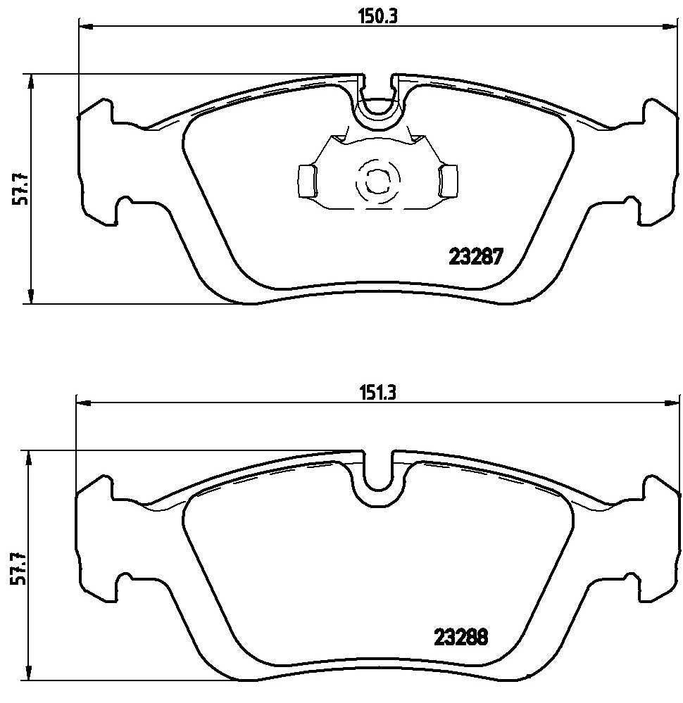 Mitsubishi Lancer Evo 7 8 9 10 Brembo Brake Pads