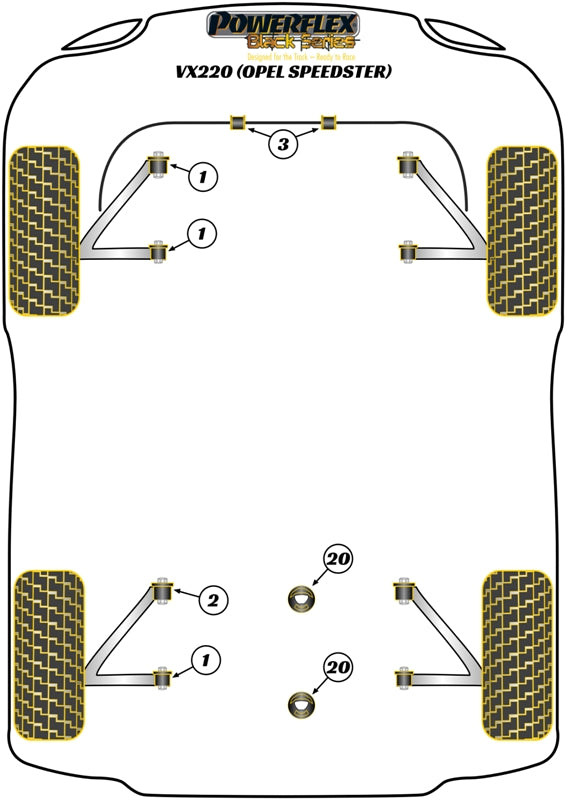 Rear Lower Wishbone Front Bush