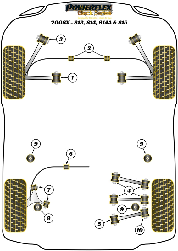 Nissan Rear Lower Control Arm Bush