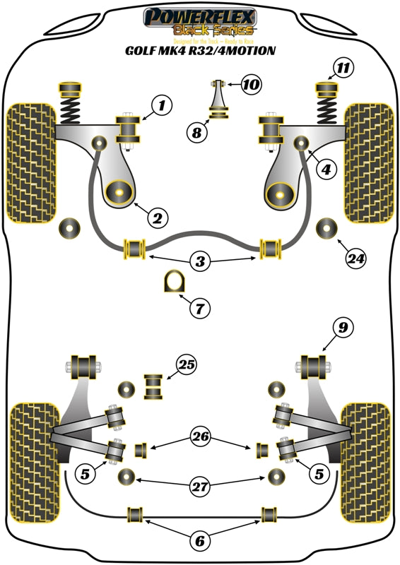 Rear Anti Roll Bar Mounting 19mm