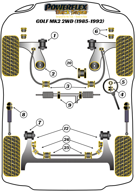 Rear Lower Engine Mount Insert