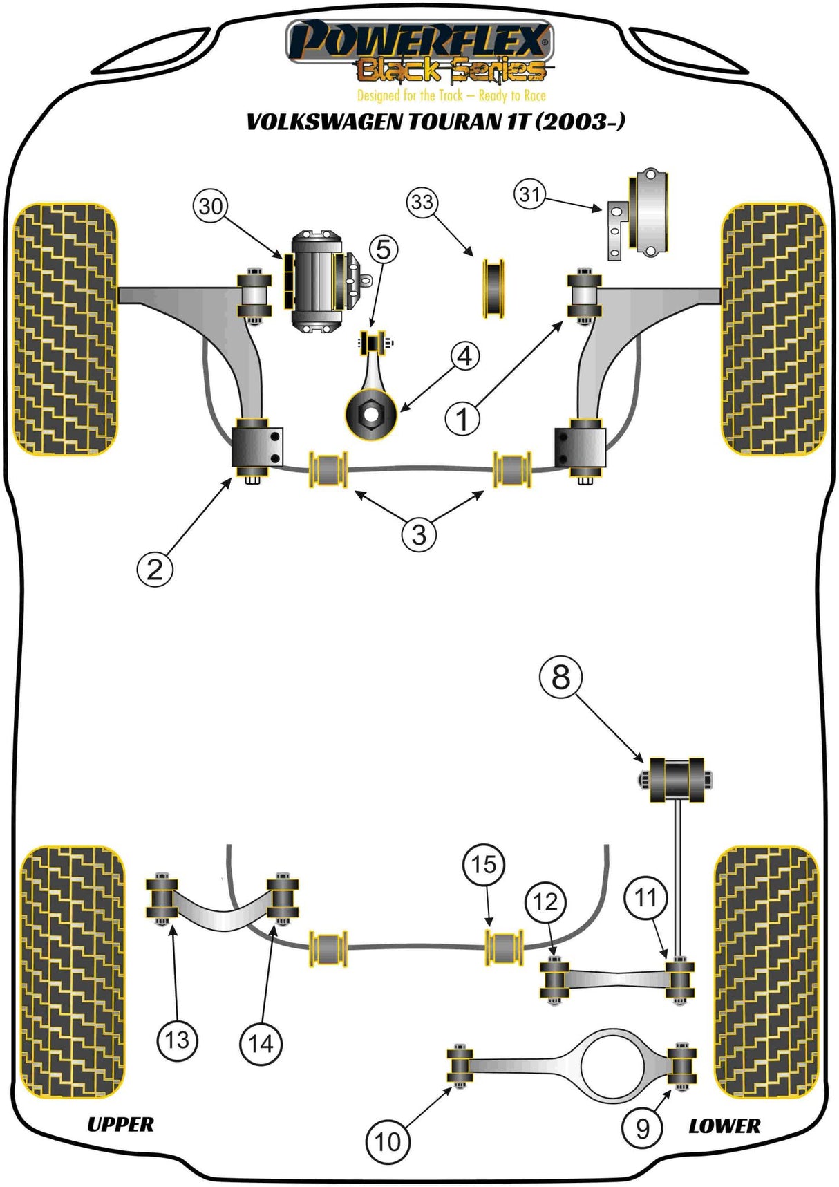Front Wishbone Front Bush