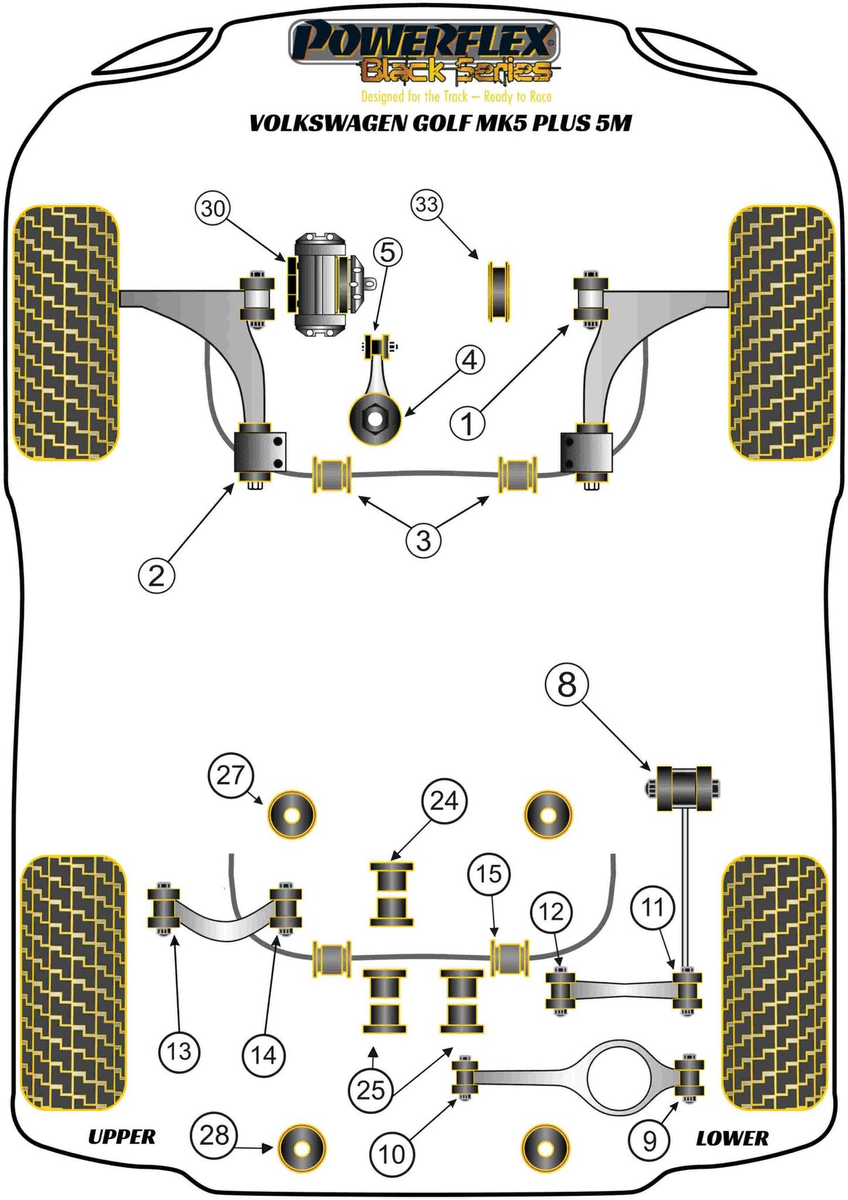 Lower Engine Mount Small Bush