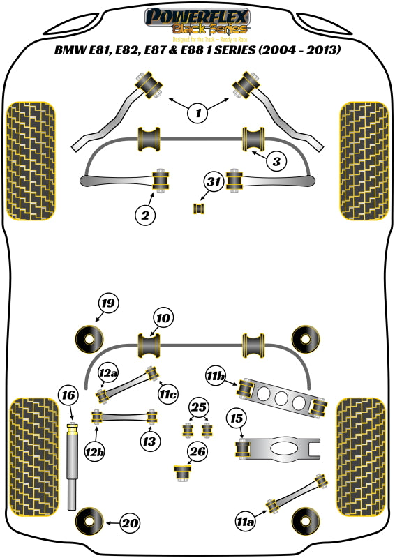 BMW Front Radius Arm To Chassis Bush