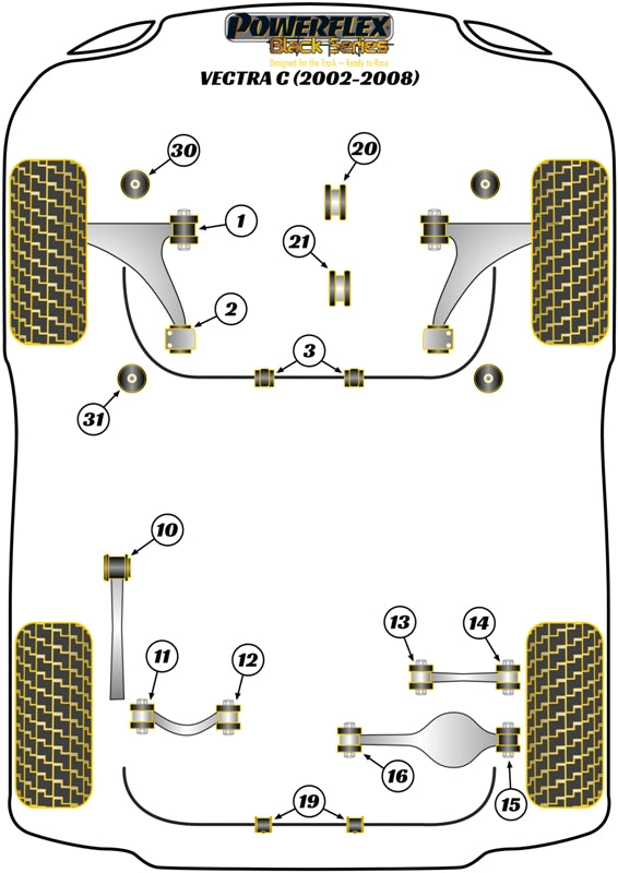 Rear Lower Engine Mount Insert (79mm Option)