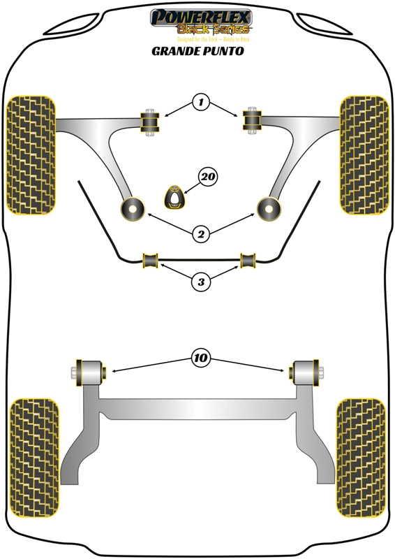 Front Anti Roll Bar Bush 20mm