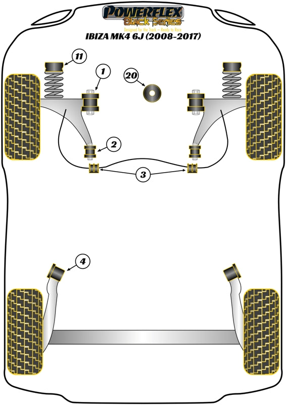 Lower Engine Mount Large Bush (M-Sport)