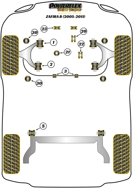 Vauxhall / Opel Gearbox Mount Insert