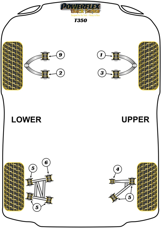 TVR Rear Diff Mounting Rear Bush