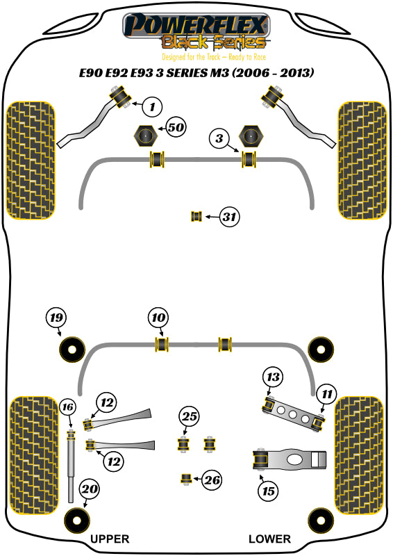 BMW Front Radius Arm To Chassis Bush