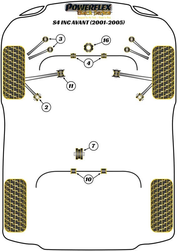 Front Tie Bar Rear Bush