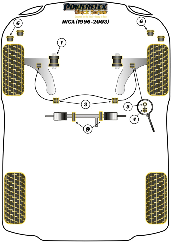 Non Power Steering Rack Mount