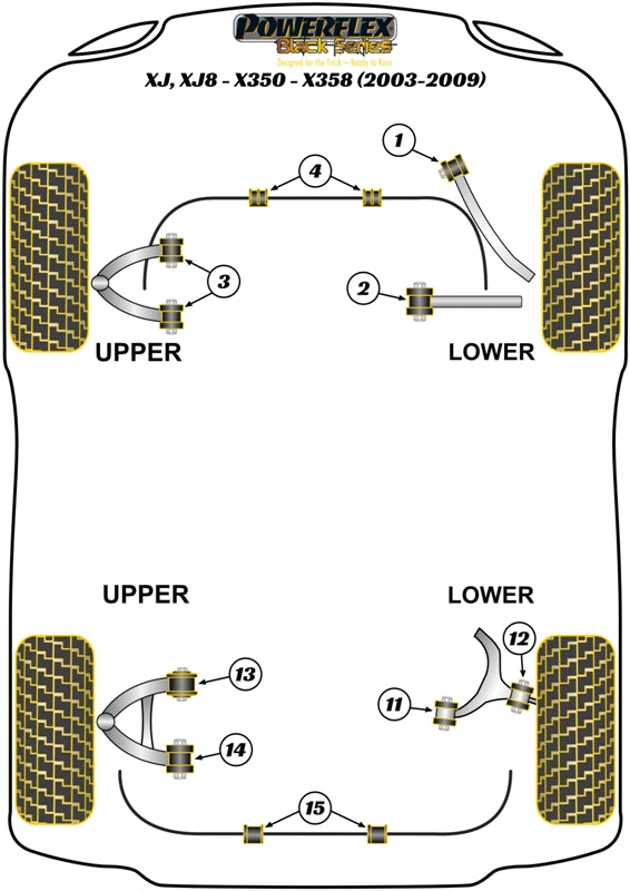 Jaguar (Daimler) Front Lower Arm Front Bush