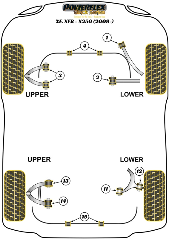 Jaguar (Daimler) Rear Anti Roll Bar Bush 23mm