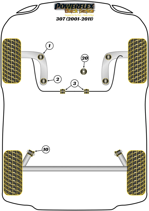 Front Anti Roll Bar Bush 25mm