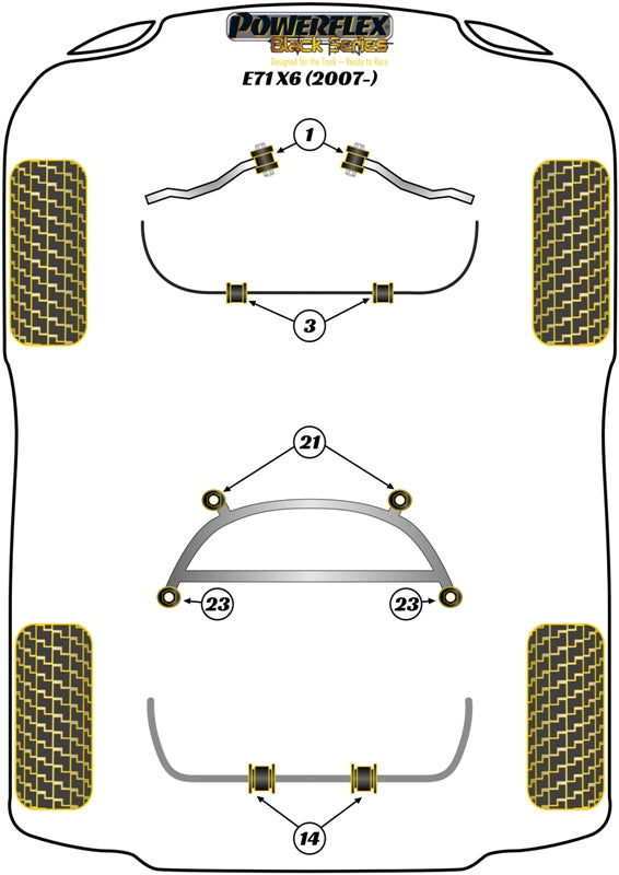 BMW Engine Mount Insert Kit