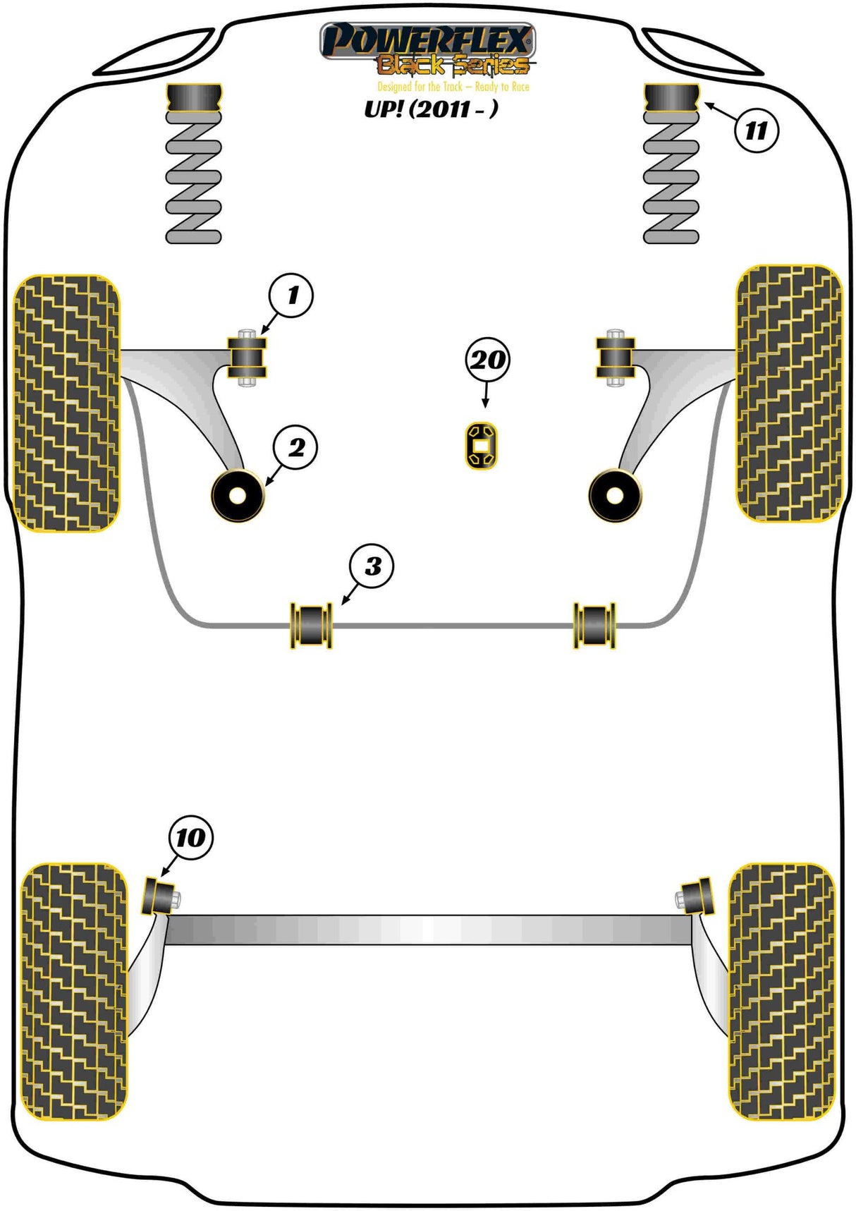 Lower Torque Mount Large Bush Insert (Motorsport)
