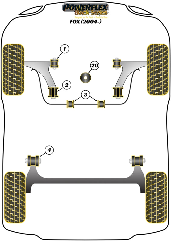 Lower Engine Mount Large Bush