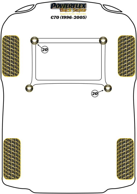 Volvo Upper Engine Mount Large Round Bush