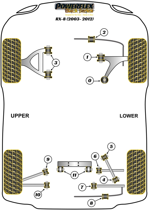 Mazda Front Lower Arm Rear Bush