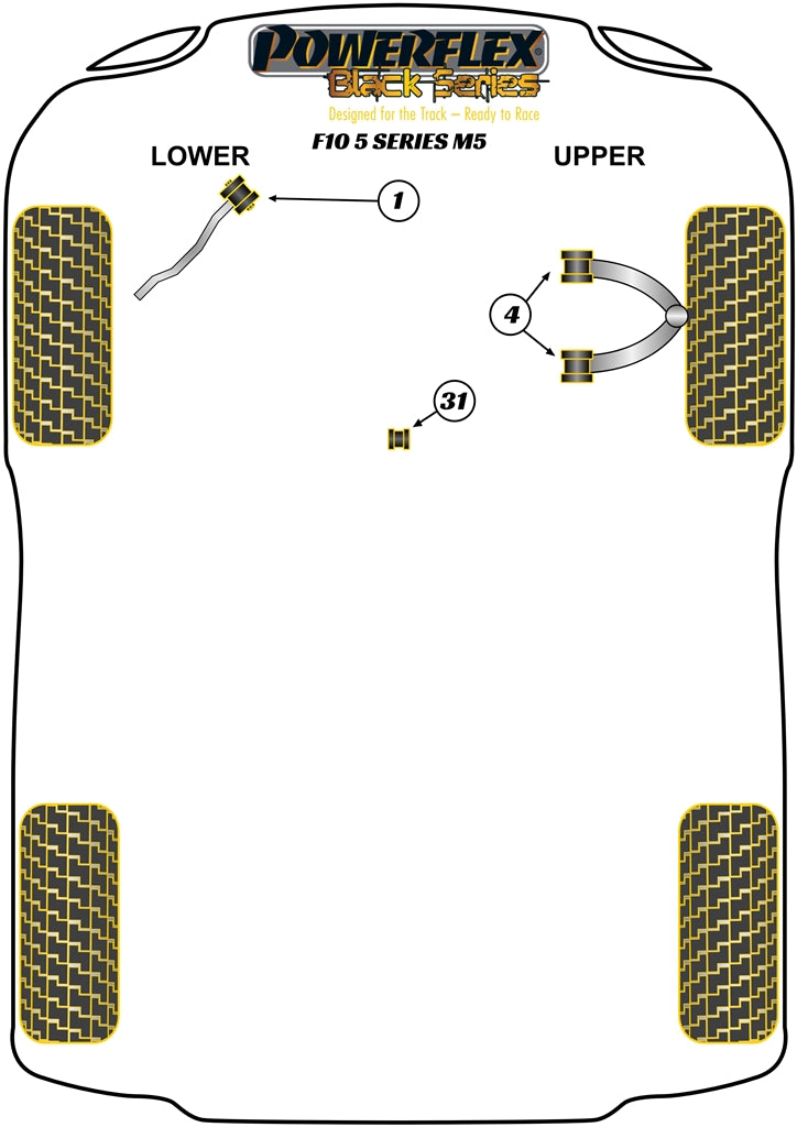 BMW Front Radius Arm to Chassis Bush