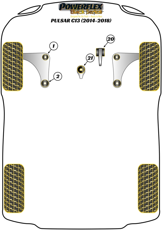 Nissan Lower Engine Mount Insert
