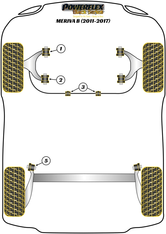 Vauxhall / Opel Front Wishbone Rear Bush