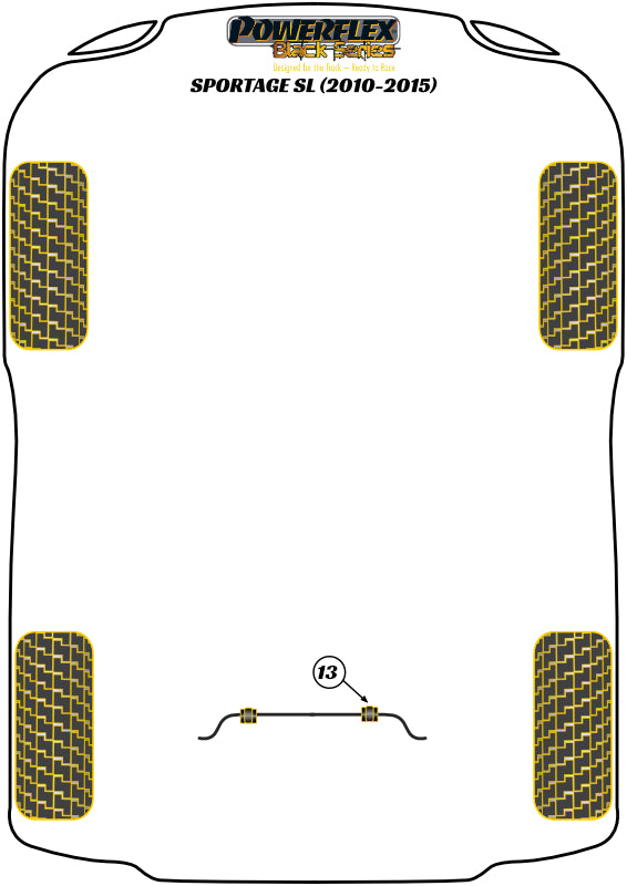 Rear Anti Roll Bar Bush 19.3mm