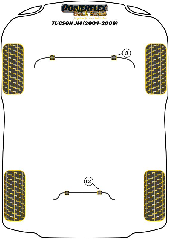 Front Anti Roll Bar Bush 20mm